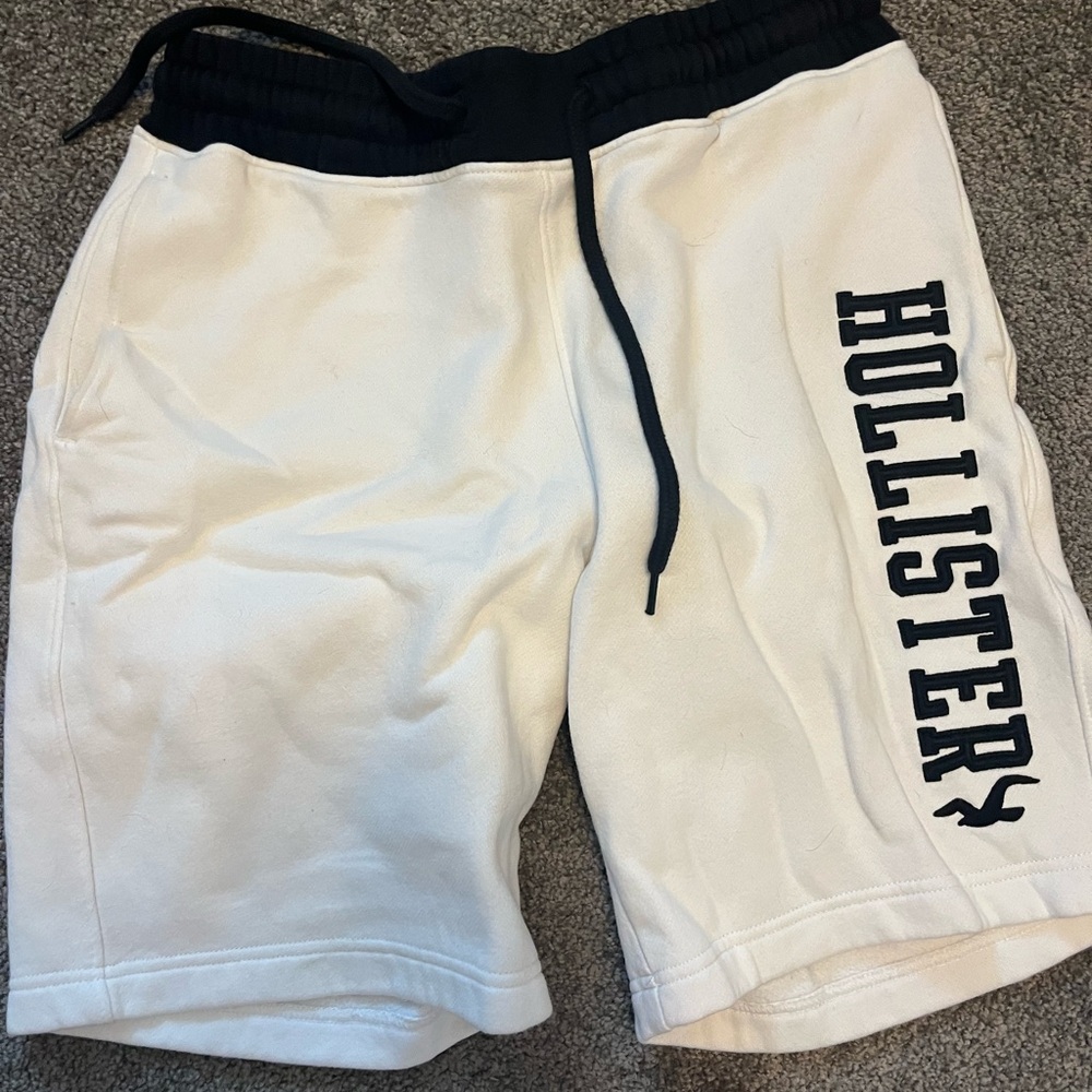 Hollister Black and White Shorts